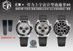 NEW 2021 / EW FACTORY BEST 1:1 / ROLEX DAYTONA OYSTERFLEX STEEL 904L 7750