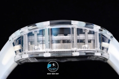 NEW 2021 / RM FACTORY BEST 1:1 / RICHARD MILLER RM 53-02 TOURBILLON SHAPHIRE CRYSTAL LIMITED