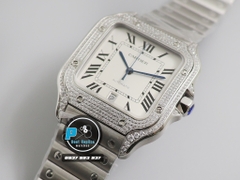 A8 FACTORY BEST 1:1 / CARTIER SANTOS DE LARGE WSSA0009 DIAMOND
