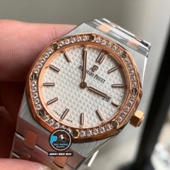 VIP NEW 2020 / ORIGINAL FACTORY BEST 1:1 / AP ROYAL OAK 67651SR LADY GOLD 18K DIAMOND BEZEL