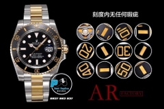 AR FACTORY BEST 1:1 / ROLEX SUBMARINE DATE 40 GOLD STEEL