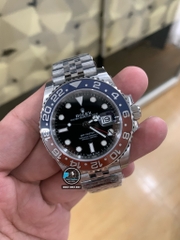 NEW 2021 / CLEAN FACTORY BEST 1:1 / ROLEX GMT MASTER II PESSI THÉP 904L CAL.3186