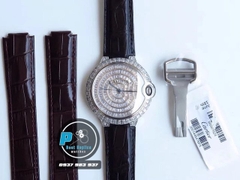 BEST FACTORY BEST 1:1 / CARTIER BALLOON BLEU DIAMOND BAGUETTE 42MM