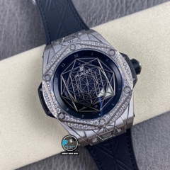 NEW 2021 / WWF FACTORY BEST 1:1 / HUBLOT BIG BANG SANG BLEU 45