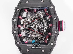 NEW 2024 / RM FACTORY BEST 1:1 / RICHARD MILLER RM 38 02 TOURBILLION CARBON 