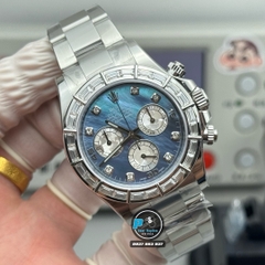 NEW 2025 / PPM FACTORY BEST 1:1 / ROLEX DAYTONA CAL.4130 DIAMOND BAGUETTE BEZEL