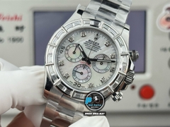 NEW 2025 / PPM FACTORY BEST 1:1 / ROLEX DAYTONA CAL.4130 DIAMOND BAGUETTE BEZEL