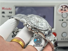 NEW 2025 / PPM FACTORY BEST 1:1 / ROLEX DAYTONA CAL.4130 DIAMOND BAGUETTE BEZEL