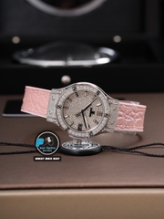 VIP NEW 2025 / ORIGINAL FACTORY BEST 1:1 / HUBLOT CLASIC FUSION 33MM WOMEN VÀNH 36 VIÊN KIM CƯƠNG THIÊN NHIÊN 1,8 CARAT