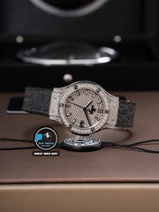 VIP NEW 2025 / ORIGINAL FACTORY BEST 1:1 / HUBLOT CLASIC FUSION 33MM WOMEN VÀNH 36 VIÊN KIM CƯƠNG THIÊN NHIÊN 1,8 CARAT