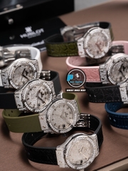 VIP NEW 2025 / ORIGINAL FACTORY BEST 1:1 / HUBLOT CLASIC FUSION 33MM WOMEN VÀNH 36 VIÊN KIM CƯƠNG THIÊN NHIÊN 1,8 CARAT