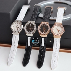 VIP NEW 2025 / ORIGINAL FACTORY BEST 1:1 / HUBLOT CLASIC FUSION 33MM WOMEN VÀNH 36 VIÊN KIM CƯƠNG THIÊN NHIÊN 1,8 CARAT