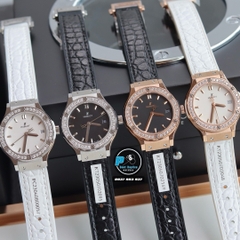 VIP NEW 2025 / ORIGINAL FACTORY BEST 1:1 / HUBLOT CLASIC FUSION 33MM WOMEN VÀNH 36 VIÊN KIM CƯƠNG THIÊN NHIÊN 1,8 CARAT