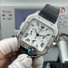 NEW 2025 / TW FACTORY BEST 1:1 / CARTIER SANTOS DE CHRONOGRAPH EXTRA-LARGE