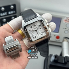 NEW 2025 / TW FACTORY BEST 1:1 / CARTIER SANTOS DE CHRONOGRAPH EXTRA-LARGE