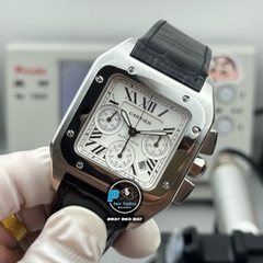 NEW 2025 / TW FACTORY BEST 1:1 / CARTIER SANTOS DE CHRONOGRAPH EXTRA-LARGE