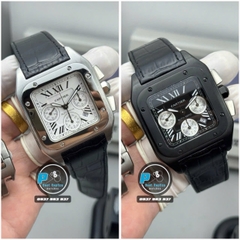 NEW 2025 / TW FACTORY BEST 1:1 / CARTIER SANTOS DE CHRONOGRAPH EXTRA-LARGE