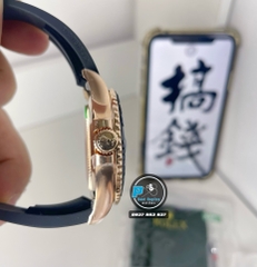 NEW 2025 / ARF FACTORY BEST 1:1 / ROLEX YACHT MASTER 40 EVEROSE GOLD 144GR CAL.3235