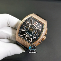 NEW 2025 / ABF FACTORY BEST 1:1 / FRANK MULLER VANGUARD V45 CHRONOGRAH