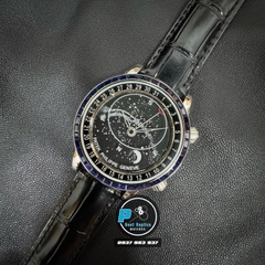 NEW 2025 / 3K FACTORY BEST 1:1 / PATEK PHILIPPE SKY MOON 6104G DIAMOND BEZEL