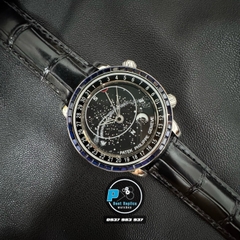 NEW 2025 / 3K FACTORY BEST 1:1 / PATEK PHILIPPE SKY MOON 6104G DIAMOND BEZEL