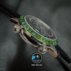 NEW 2025 / 3K FACTORY BEST 1:1 / PATEK PHILIPPE SKY MOON 6104G DIAMOND BEZEL