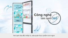 Tủ lạnh Aqua Inverter 320 lít AQR-B399MA(WHB)