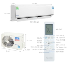 Điều hòa Funiki HIC24TMU 1 Chiều Inverter 24000BTU - Chính hãng