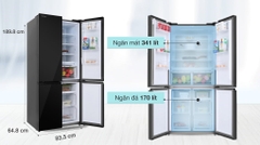 Tủ lạnh Toshiba Inverter 511 lít GR-RF610WE-PGV(22)-XK