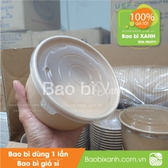 Tô kraft salad 1000ml miệng rộng