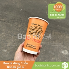 Ly giấy Nhà Tranh Coffee & Bakery