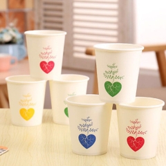 Ly giấy 6oz (180ml) in hình - 1PE