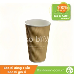 Ly giấy gợn sóng 12oz (360ml)