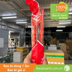 Muỗng nhựa đỏ 20cm Đại Quang (100 cái/Bịch)