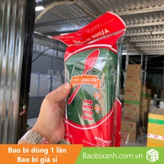 Muỗng nhựa xanh 20cm Đại Quang (100 cái/Bịch)