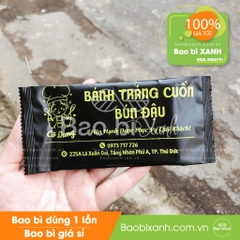 Khăn lạnh bún đậu Cô Dung