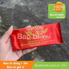 In logo khăn ăn tiệc màu đỏ