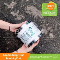 Cuộn ép ly in lụa nền trắng