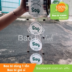 Cuộn ép ly in lụa nền trắng