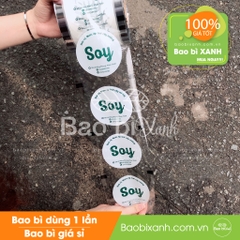 Cuộn ép ly in lụa nền trắng