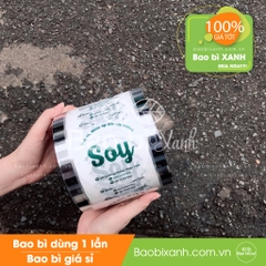 Cuộn ép ly in lụa nền trắng