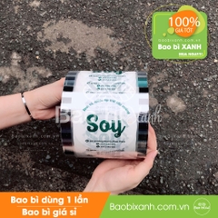 Cuộn ép ly in lụa nền trắng