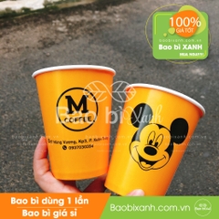 Ly giấy M Coffee