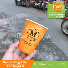 Ly giấy M Coffee