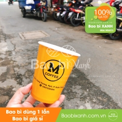 Ly giấy M Coffee