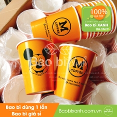 Ly giấy M Coffee
