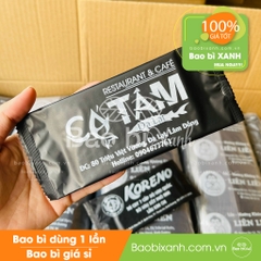 Khăn lạnh nhà hàng (mẫu mới) màu đen