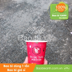 Ly giấy Kem Ong Trắng