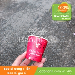 Ly giấy Kem Ong Trắng