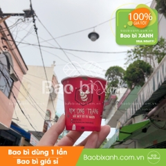 Ly giấy Kem Ong Trắng